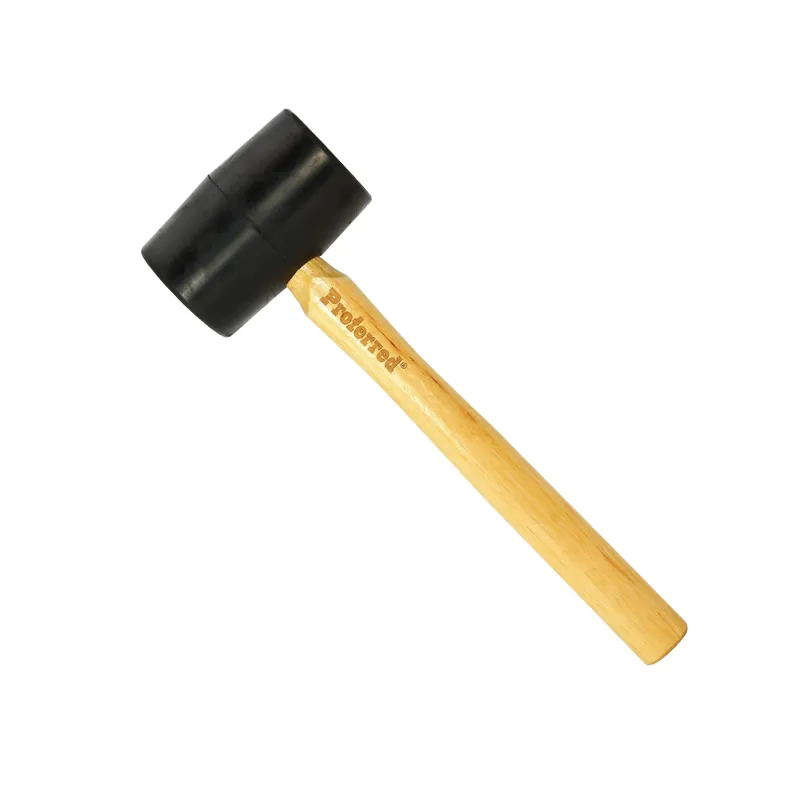 Editor’s Pick 16oz Rubber Mallet, Wood Handle Proferred Hammers