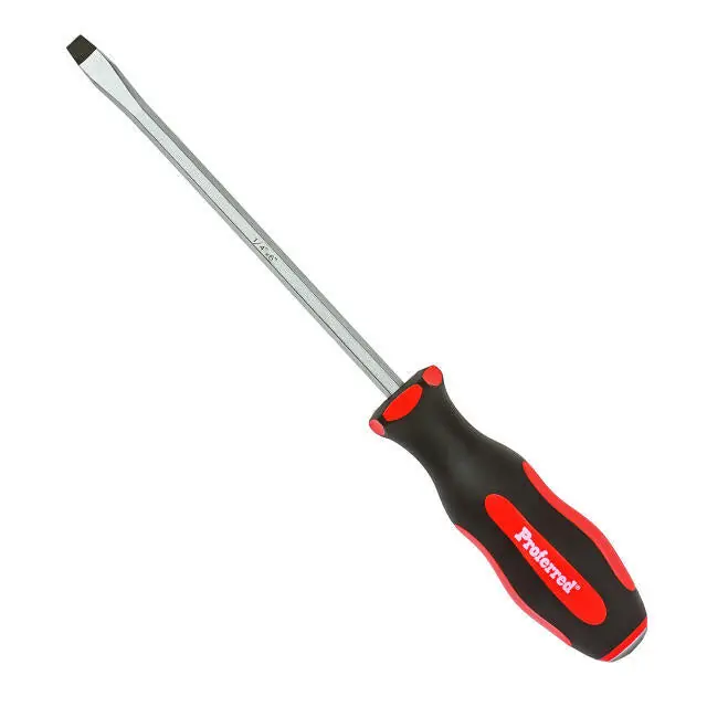 1/4"x6" Proferred Go-Thru Slotted Screwdriver Hassle-Free Returns