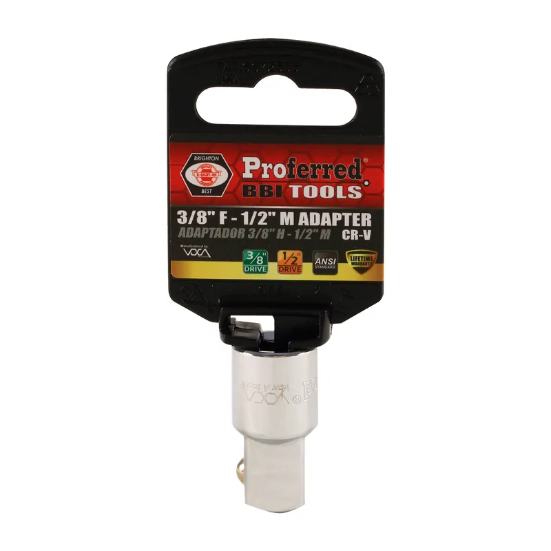 Money Back Guarantee 3/8" F - 1/2" M Adapter