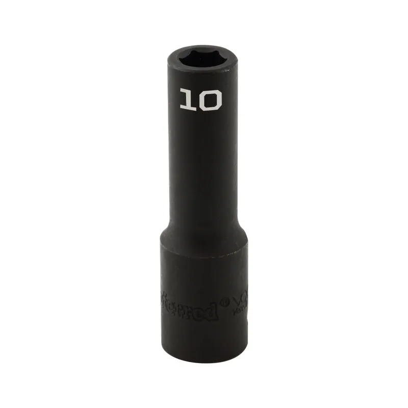 Flash Sale 10MM - 1/2" Drive 6 Point Metric Deep Impact Socket Impact