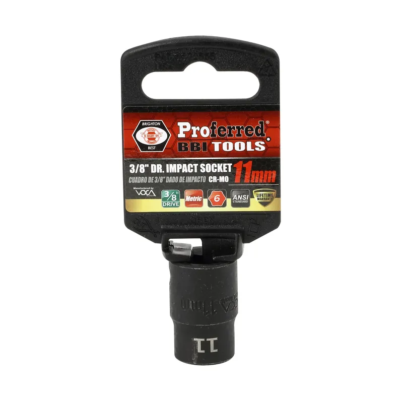 Deal 11MM - 3/8" Drive 6 Point Metric Impact Socket Impact