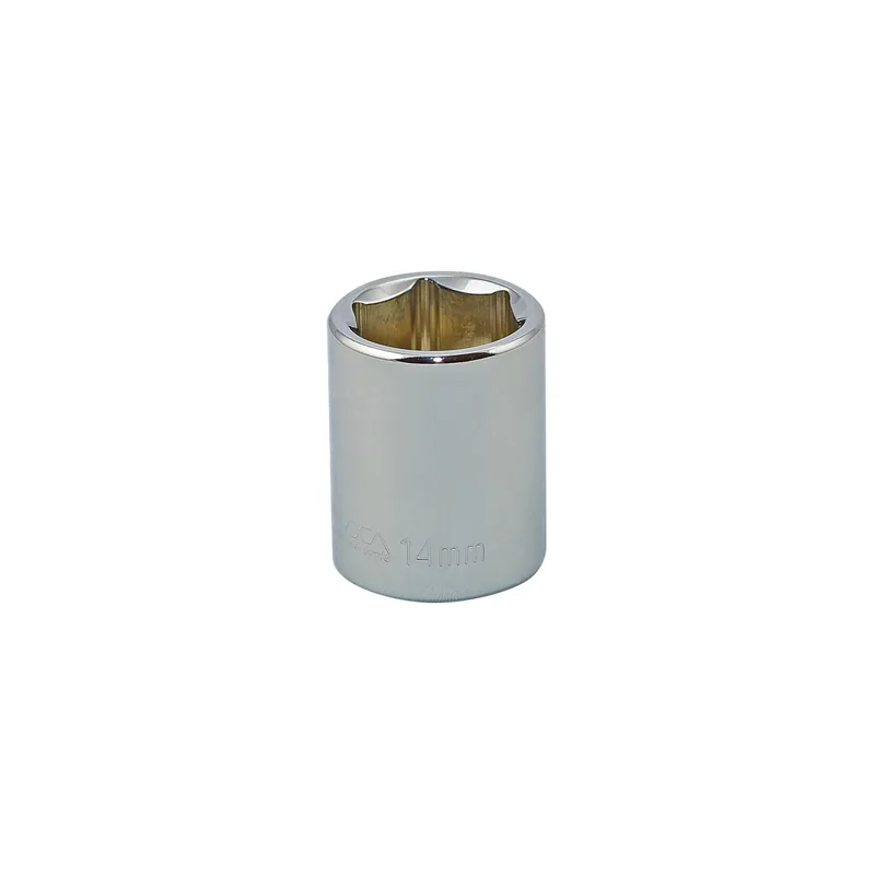 Direct From Manufacturer 14MM - 1/4" Drive 6 Point Metric Socket