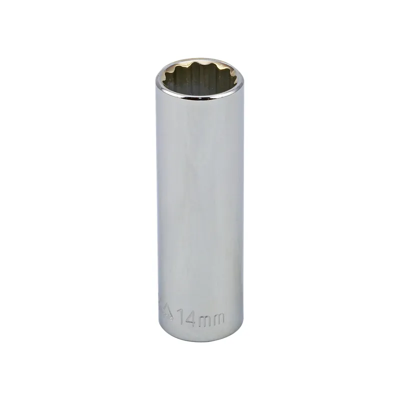 High Quality 14MM - 3/8" Drive 12 Point Metric Deep Socket