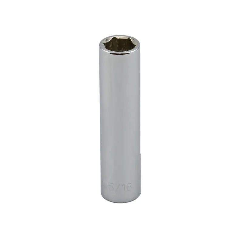 5/16" - 1/4" Drive 6 Point Inch Deep Socket Certified