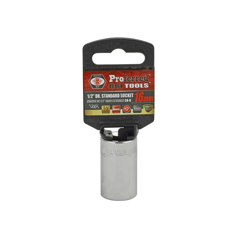 Direct From Manufacturer 16MM - 1/2" Drive 12 Point Metric Socket