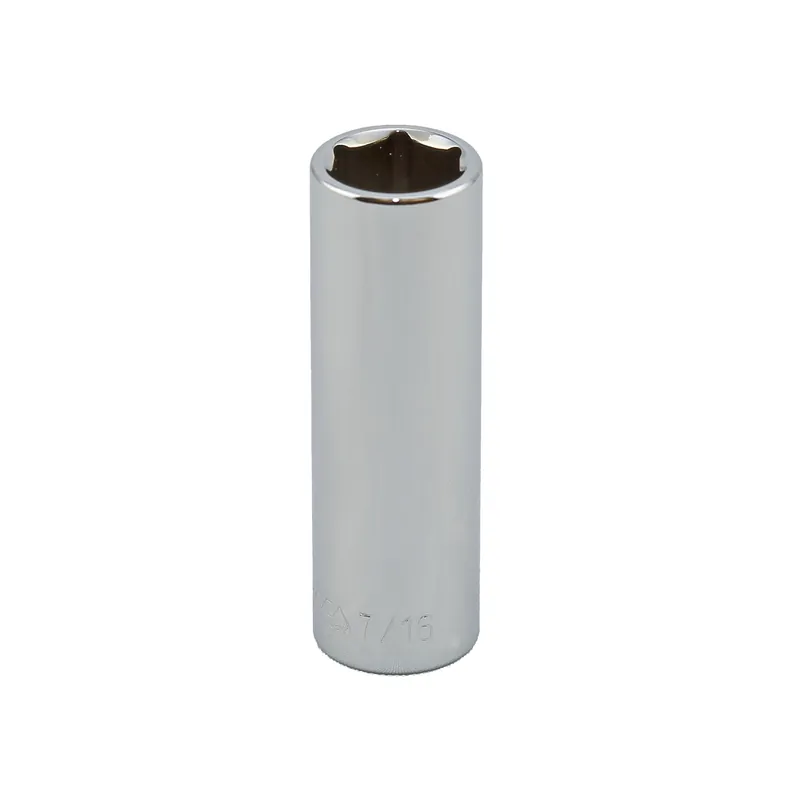 Original 7/16" - 1/4" Drive 6 Point Inch Deep Socket