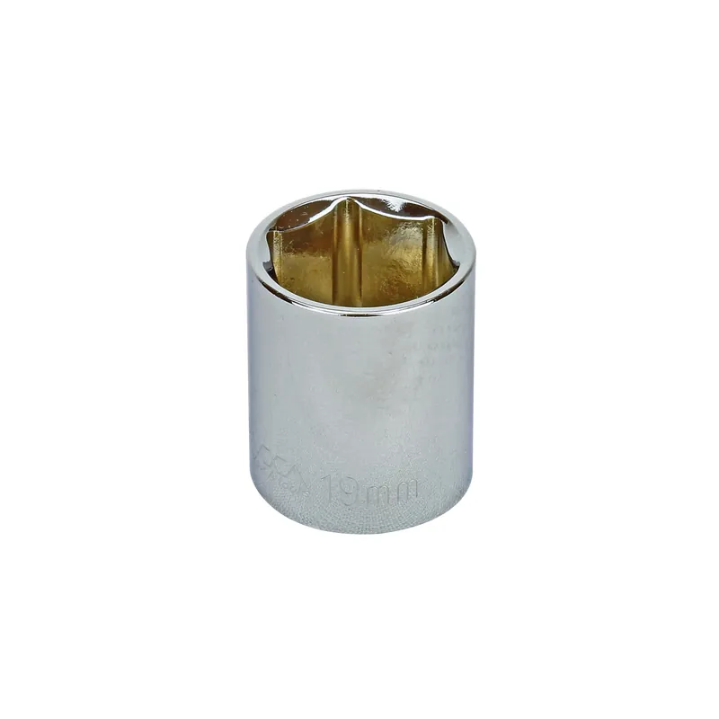 19MM - 3/8" Drive 6 Point Metric Socket Crafted