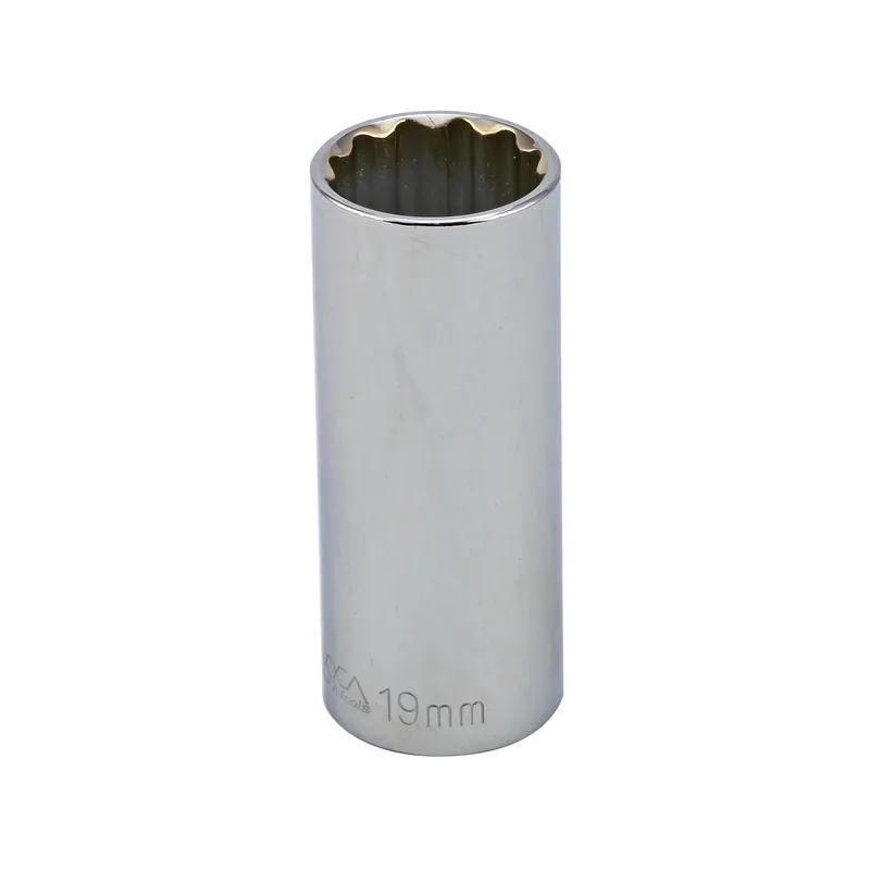 19MM - 3/8" Drive 12 Point Metric Deep Socket Free Returns