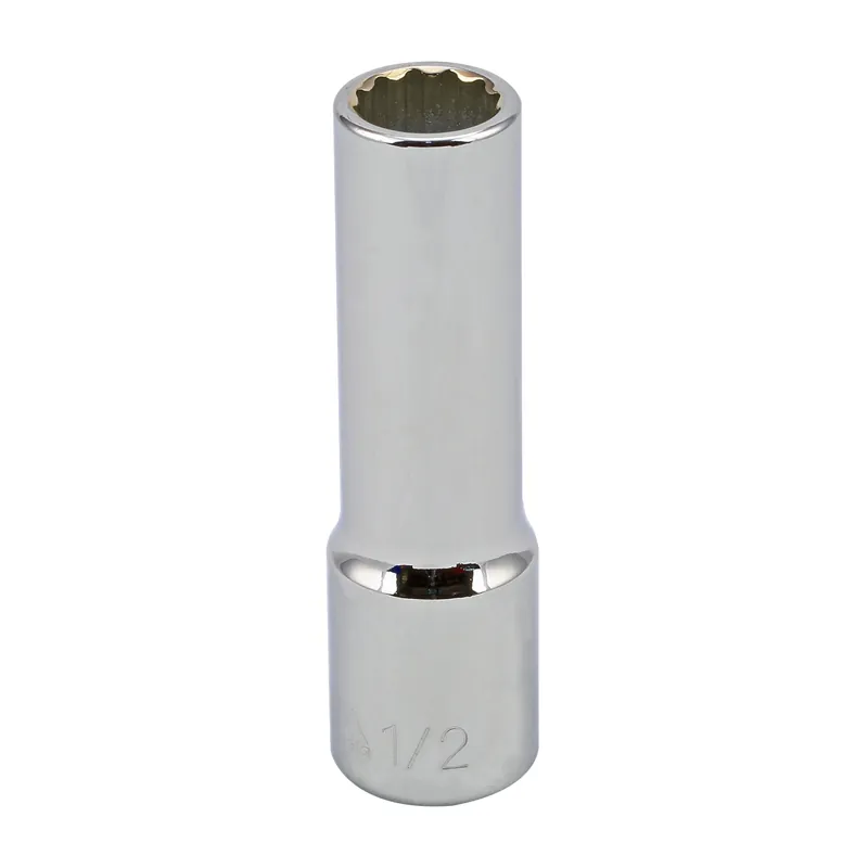 Top Pick 1/2" - 1/2" Drive 12 Point Inch Deep Socket