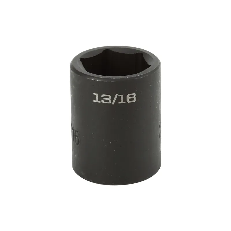 Secure Checkout 13/16" - 1/2" Drive 6 Point Inch Impact Socket Impact