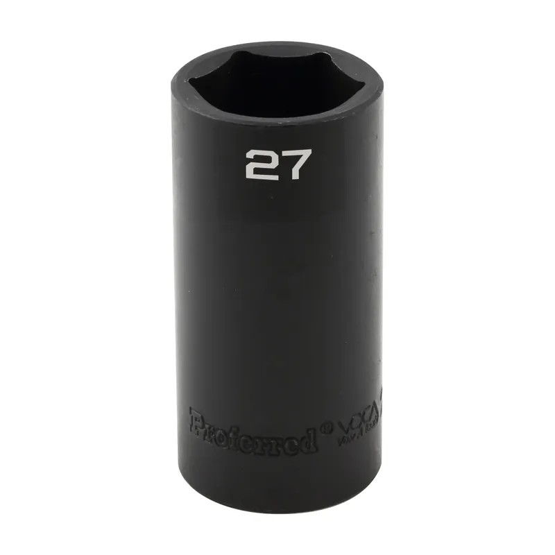 Best Seller 27MM - 1/2" Drive 6 Point Metric Deep Impact Socket Impact