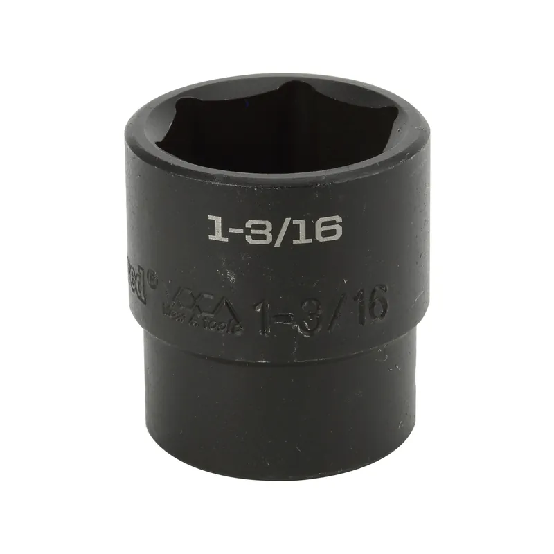 Direct From Manufacturer 1-3/16" - 1/2" Drive 6 Point Inch Impact Socket Impact