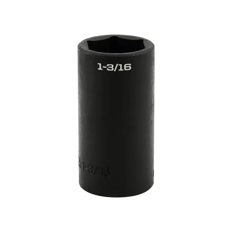 Luxury 1-3/16" - 1/2" Drive 6 Point Inch Deep Impact Socket Impact