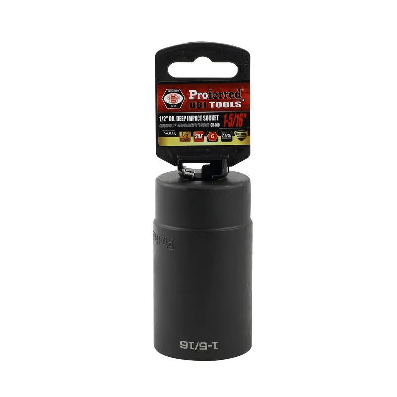 1-5/16" - 1/2" Drive 6 Point Inch Deep Impact Socket Impact Budget