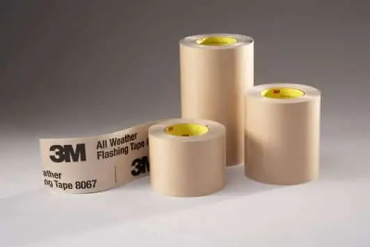 Special Offer 3M™ All Weather Flashing Tape 8067, Tan, 3 in x 75 ft, 12 Rolls/Case, Slit Liner (2-1 Slit)
