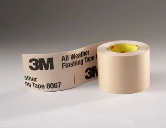 Don’t Miss Out 3M™ All Weather Flashing Tape 8067, Tan, 9 in x 75 ft, 4 Rolls/Case, Slit Liner (2-7 Slit)