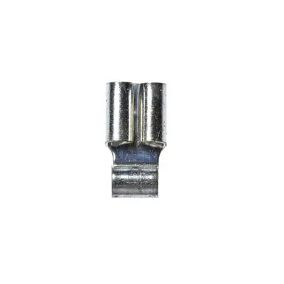 3M™ Non-Insulated Butted Seam Female Disconnect Flag Terminal, 752-187, allows for quick and easy disconnect of wires Brand New