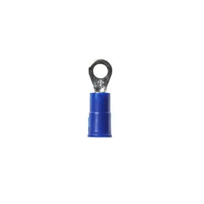 Warranty Included 3M™ Scotchlok™ Ring MVU14-6R/SX, Vinyl Insulated, 100/bottle, standard-style ring tongue fits around the stud, 500/Case