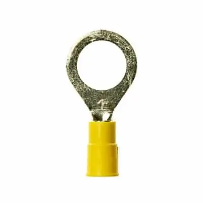 Professional Grade 3M™ Scotchlok™ Ring Tongue MV10-12RK, Vinyl Insulated Brazed Seam, Stud Size 1/2, 500/Case