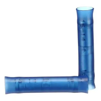 Get Yours 3M™ Vinyl Insulated Seamless Butt Connector 63-SP, withstands a temperature range of -40 to 221 degrees f (-40 to 105 degrees c)